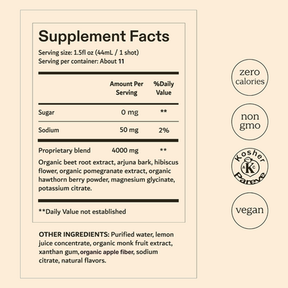 Jeeva's Herbal Heart Support (3 Glass Bottles)