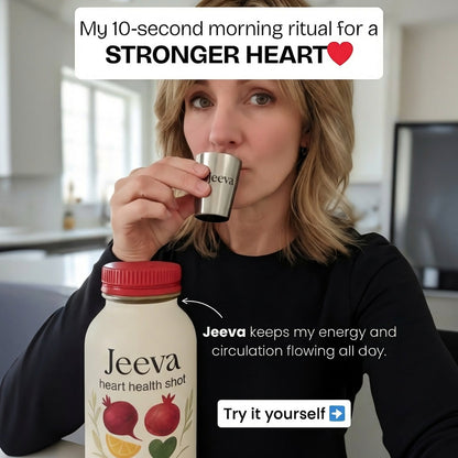 Jeeva's Herbal Heart Support (3 Glass Bottles)
